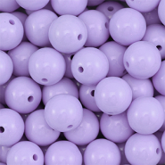 16 mm DQ Acrylperlen Pastel lilac