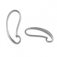 Stainless Steel - Rostfrei Stahl Schmuckzubeh&ouml;r Ohrringe / Ohrh&auml;nger Silver