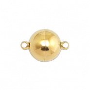 Stainless Steel - Rostfrei Stahl Schmuckzubehör Magnetverschluss Ball 8mm Gold