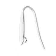 Stainless Steel - Rostfrei Stahl Schmuckzubehör Ohrringe / Ohrhänger mit Öse Silver