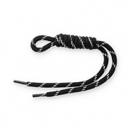 Schlüsselanhänger Paracord Black-white