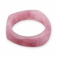 Resin-Armb&auml;nder Bangle Mauve pink