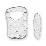 Metall Zubeh&ouml;r DQ Schloss Antik silber (Nickelfrei)