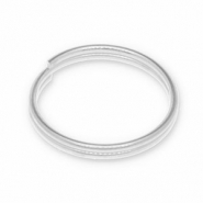 Metall Zubehör DQ Spaltring Antik silber (Nickelfrei)