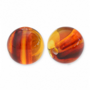 Resin Perlen 12mm Topaz brown