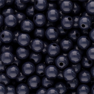 8 mm Acrylperlen Shiny Anthracite