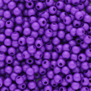 4 mm Acrylperlen Shiny Dark purple