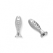 Stainless Steel - Rostfrei Stahl Perlen Fisch Silver