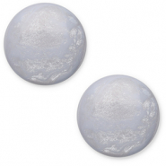 20 mm classic Cabochon Polaris Elements Jais Sky blue