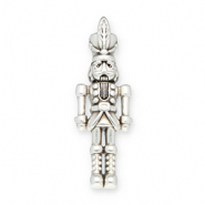 Metall Anh&auml;nger DQ Nussknacker Antik silber (Nickelfrei)