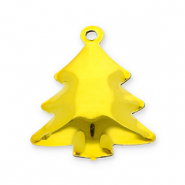 Metall Anh&auml;nger Gl&ouml;ckchen Weihnachtsbaum Gold