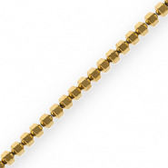 H&auml;matit Perlen Hexagon Gold