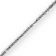 H&auml;matit Perlen Hexagon Silver