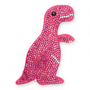Statement hangers mit Strass Dino Dark pink-crystal-black