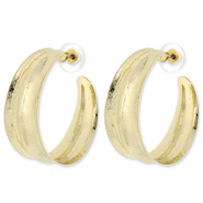 Trendy Ohrringe / Ohrstecker Gold