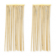 Ohrringe aus Stainless Steel - Rostfreiem Stahl Ohrstecker Gold