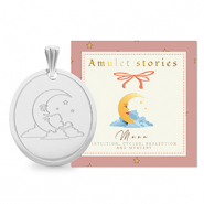 BY31&reg; Stainless Steel - Rostfrei Stahl Anh&auml;nger Mond Silver