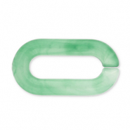 Acryl-Kettenglied, 20 mm, lose Jade green
