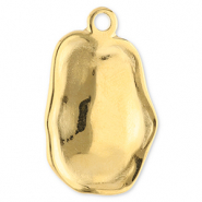 Stainless Steel - Rostfrei Stahl Anh&auml;nger Irregular Gold