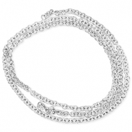 Stainless Steel - Rostfrei Stahl Schmuckzubehör Bindering Silver