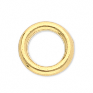 Stainless Steel - Rostfrei Stahl Schmuckzubeh&ouml;r Ring 5 mm Gold