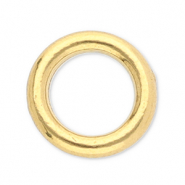 Stainless Steel - Rostfrei Stahl Schmuckzubeh&ouml;r Ring 8 mm Gold
