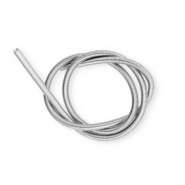 Stainless Steel - Rostfreiem Stahl Schmuckzubeh&ouml;r French wire extra heavy 1.8mm Silver