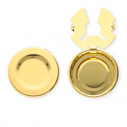 Eco-brass&reg; (nachaltiges Messing) Knopfabdeckung Gold