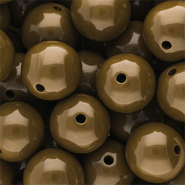 18 mm DQ Acrylperlen shiny Wood thrush 17-1129 TCX