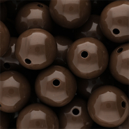 16 mm DQ Acrylperlen shiny Cappuccino 19-1220 TCX