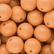 16 mm DQ Acrylperlen shiny Chamois 15-1145 TCX