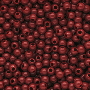 4 mm DQ Acrylperlen shiny Salsa 18-1657 TCX