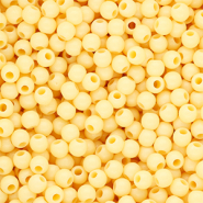 4 mm DQ Acrylperlen shiny Pastel yellow 11-0616 TPG