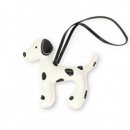 Statement-Anh&auml;nger Hund White-black