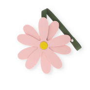 Statement-Anh&auml;nger Blume Vintage pink-yellow-dark green
