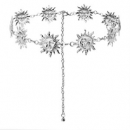 Hüftketten Sonne Silver