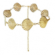Hüftketten Muscheln Gold