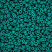 Glasperlen Rocailles 8/0 (3 mm) Teal green