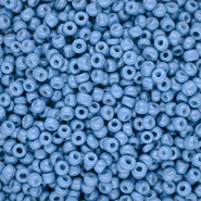 Glasperlen Rocailles 8/0 (3 mm) Light blue