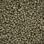 Glasperlen Rocailles 12/0 (2 mm) Khaki