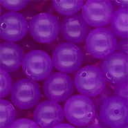 14 mm DQ&reg; Acrylperlen shiny Purple
