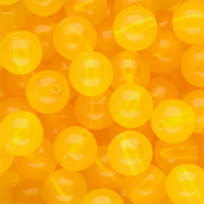 14 mm DQ&reg; Acrylperlen shiny Warm yellow