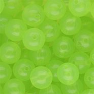 12 mm DQ&reg; Acrylperlen shiny Light green