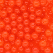 10 mm DQ&reg; Acrylperlen shiny Vermillion red
