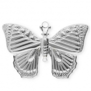 Stainless Steel - Rostfrei Stahl Anh&auml;nger Schmetterling Silver