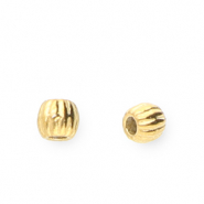 Stainless Steel - Rostfrei Stahl Perlen 3 mm Gold