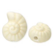 Perlen Keramik Muschel White