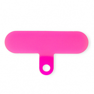 Befestigungs-Patch&nbsp;f&uuml;r Handyketten Neon azalea pink