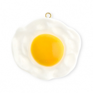 Statement-Anh&auml;nger Spiegelei White-yellow