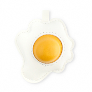 Statement-Anh&auml;nger Spiegelei White-warm yellow